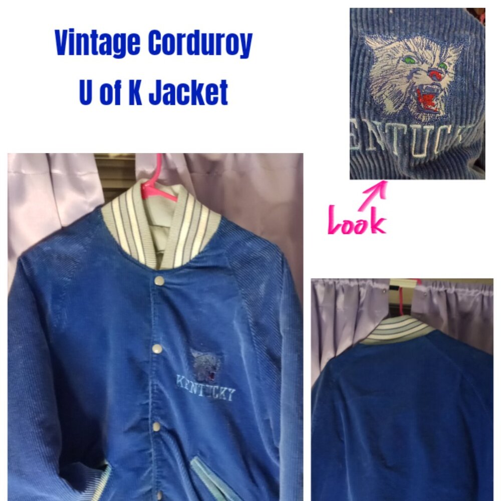 Vintage Kentucky Wildcats (U of K) Courdory Jacket